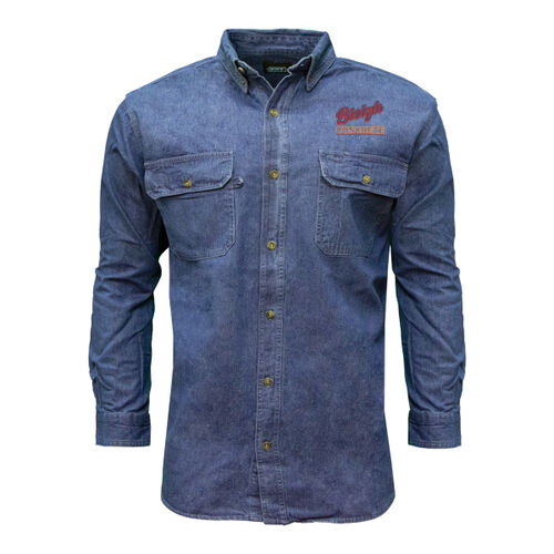 Premium Long Sleeve Denim Shirt Thumbnail